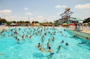 Summer theme park fun at Carowinds Amusement Park near Charlotte, NC