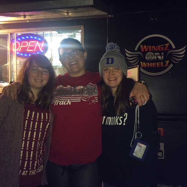 Late Night Food Truck returned to the quad on Thursday! #GotWingz #GotMonks