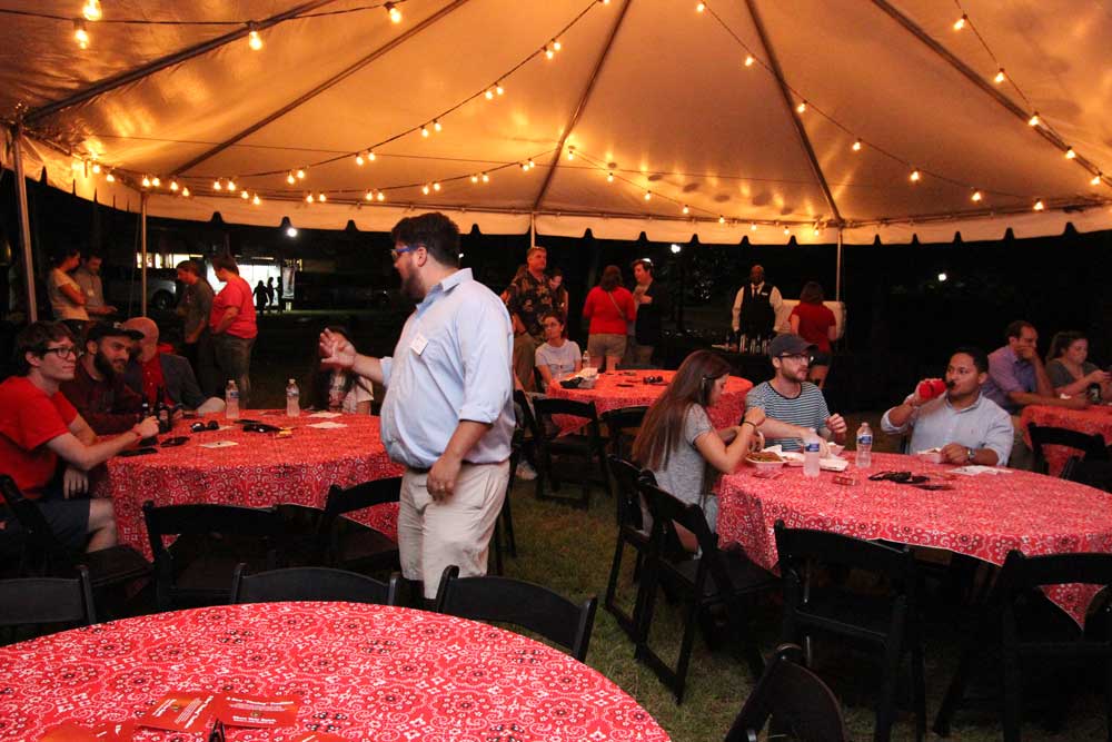 During Homecoming 2015, Hurricane Joaquin (Phoenix) devastated and demolished our plans for a good time -- but that didn't stop us! Those of us that stuck through the wind and the rain were determined to live up to our Abbey Heritage. This year we celebrated with live music, Jive Turkey Legs Food Truck, and The Rivermen Brewery!