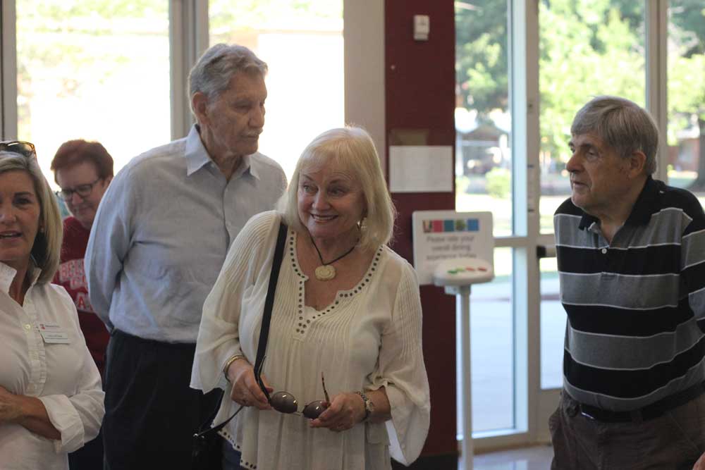 The most important meal of the day was kicked off with a buffet hosted by Abbot Placid and President Thierfelder!