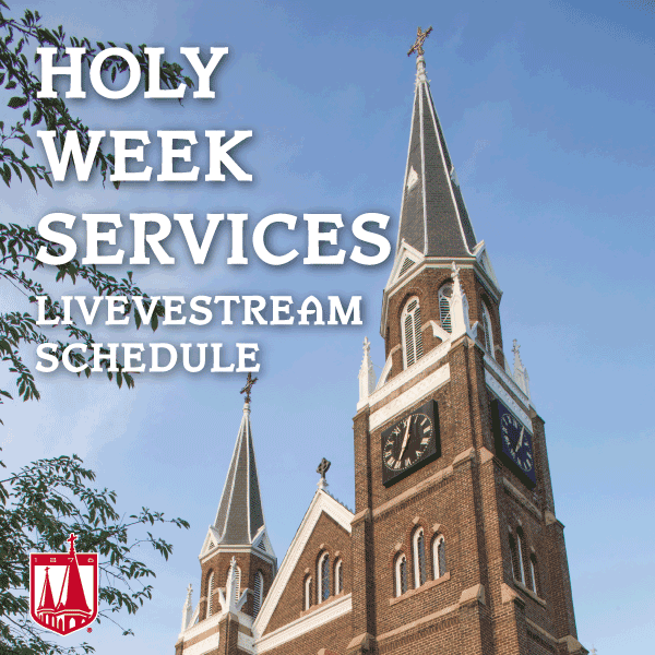Holy Week Schedule