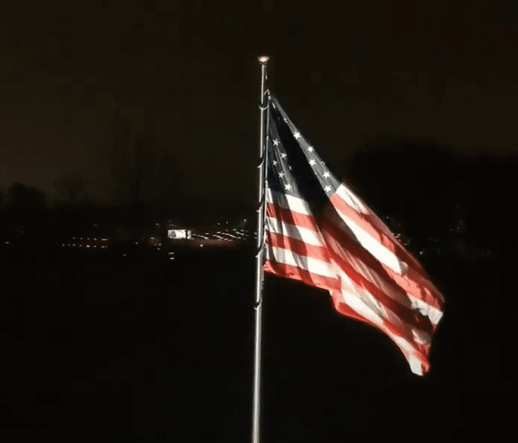 Flag on Campus